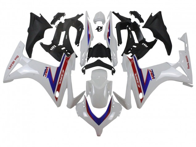 Carene Moto Honda CBR500R 2013-2015 - Bianco Rosso Blu HRC