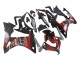 Carene Moto Honda CBR500R 2013-2015 - Rosso Argento Nero Lucido
