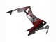 Carene Moto Honda CBR500R 2013-2015 - Rosso Argento Nero Lucido