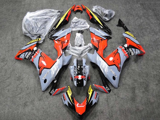 Carene Moto Honda CBR500R 2013-2015 - Lucido Nardo Grigio Giallo Nero Lucido Repsol HRC Red Bull