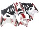 Carene Moto Honda CBR500R 2013-2015 - Bianco Rosso Verde Nero Lucido Morinage 777