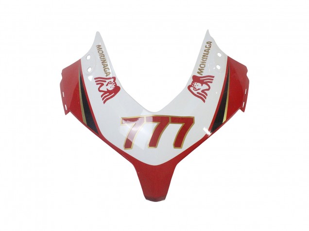 Carene Moto Honda CBR500R 2013-2015 - Bianco Rosso Verde Nero Lucido Morinage 777
