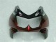 Carene Moto Kawasaki EX250 2008-2012 - Nero Lucido Rosso Bordeaux