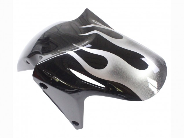 Carene Moto Honda CBR500R 2013-2015 - Nero Lucido Argento Fiamma