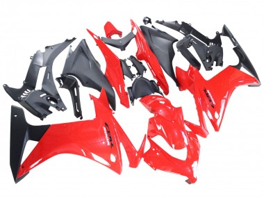 Carene Moto Honda CBR500R 2013-2015 - Rosso Nero Opaco