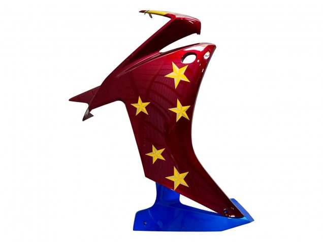 Carene Moto Honda CBR500R 2013-2015 - Rosso Blu Giallo Stella