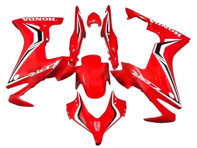 Carene Moto Honda CBR500R 2013-2015 - Rosso Bianco Nero Banda