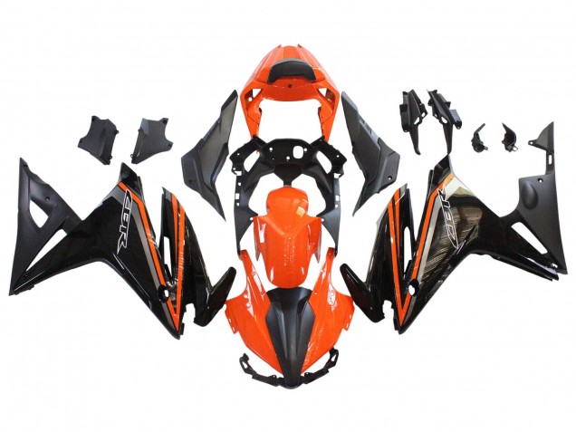Carena Moto Honda CBR500R 2016-2018 - Arancia Nero Lucido Nero Opaco