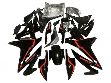 Carena Moto Honda CBR500R 2016-2018 - Nero Lucido Rosso