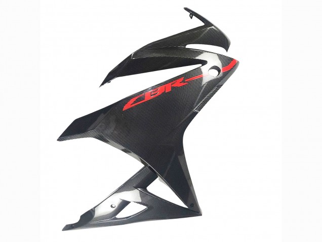 Carena Moto Honda CBR500R 2016-2018 - Nero Fibra di Carbonio Rosso