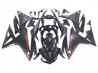 Carena Moto Honda CBR500R 2016-2018 - Nero Fibra di Carbonio Rosso