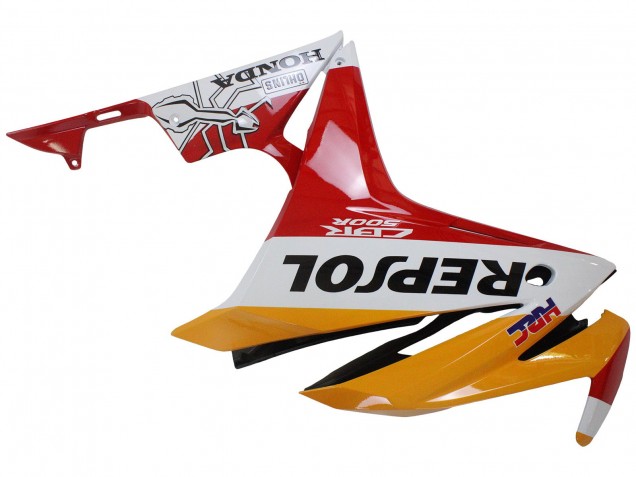 Carena Moto Honda CBR500R 2016-2018 - Giallo Bianco Rosso Repsol HRC