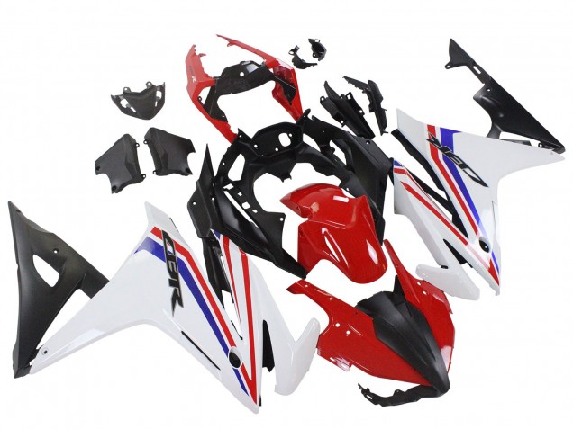 Carena Moto Honda CBR500R 2016-2018 - Bianco Rosso Blu Nero Opaco