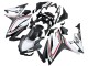 Carena Moto Honda CBR500R 2016-2018 - Bianco Rosso Nero Opaco