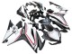 Carena Moto Honda CBR500R 2016-2018 - Bianco Rosso Nero Opaco