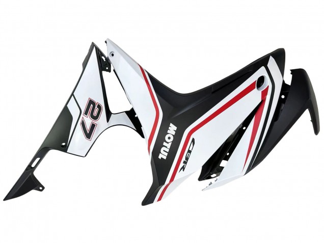 Carena Moto Honda CBR500R 2016-2018 - Bianco Rosso Nero Opaco