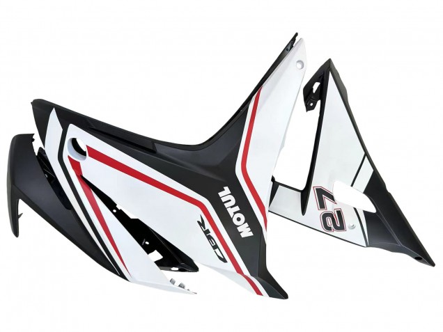 Carena Moto Honda CBR500R 2016-2018 - Bianco Rosso Nero Opaco