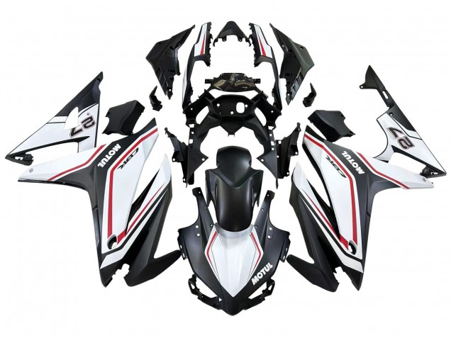 Carena Moto Honda CBR500R 2016-2018 - Bianco Rosso Nero Opaco