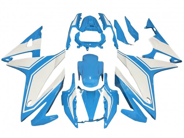 Carena Moto Honda CBR500R 2016-2018 - Azzurro Chiaro Bianco