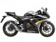 Carene Moto Honda CBR500R 2022-2023 - Argento Giallo Nero Lucido