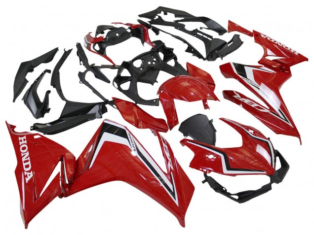 Carene Moto Honda CBR500R 2022-2023 - Rosso Bianco Nero