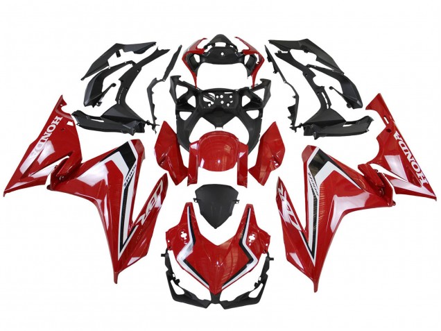 Carene Moto Honda CBR500R 2022-2023 - Rosso Bianco Nero