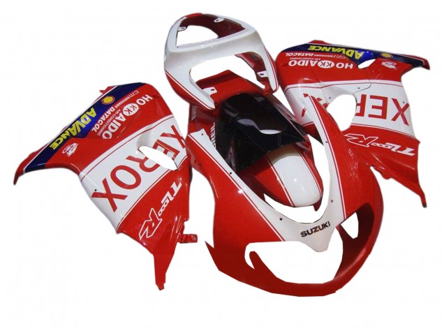 Carene Moto Suzuki TL1000R 1998-2003 - Bianco Rosso Nero Xerox