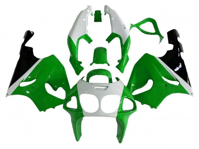 Carene Moto Kawasaki ZX7R 1996-2003 - Bianco Verde Nero