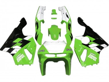 Carene Moto Kawasaki ZX7R 1996-2003 - Bianco Verde Nero Lucido