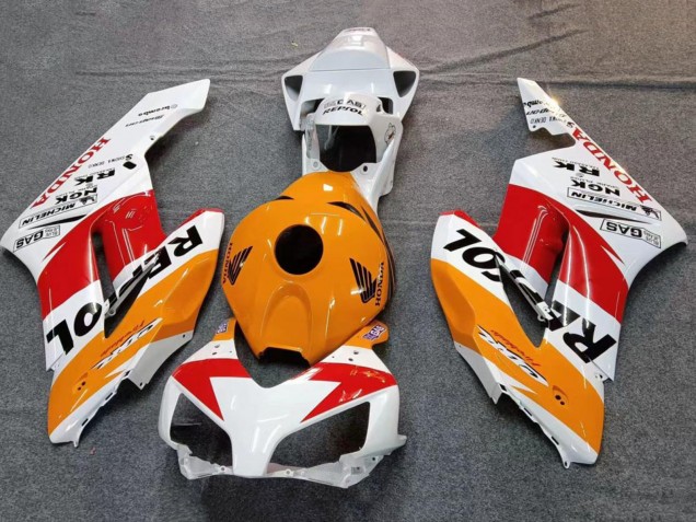 Carene Moto Honda CBR1000RR 2004-2005 - Bianco Arancia Nero Rosso Repsol