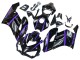 Carene Moto Honda CBR1000RR 2004-2005 - Nero Lucido Viola Banda