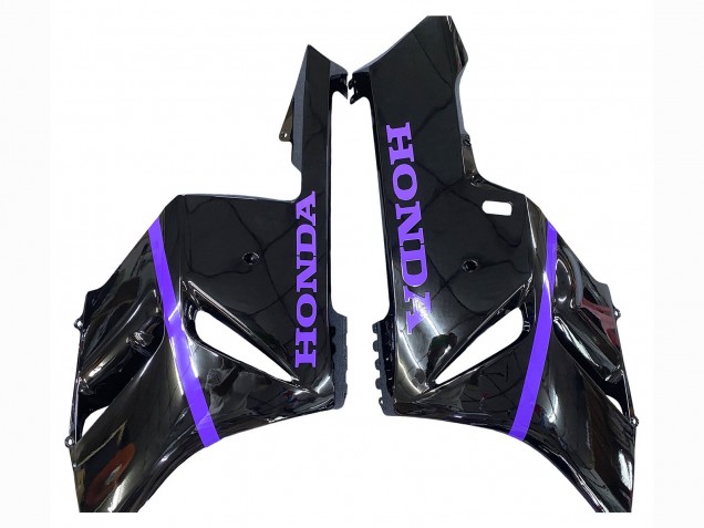 Carene Moto Honda CBR1000RR 2004-2005 - Nero Lucido Viola Banda
