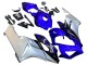 Carene Moto Honda CBR1000RR 2004-2005 - Argento Blu Nero Lucido