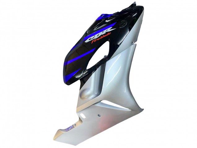 Carene Moto Honda CBR1000RR 2004-2005 - Argento Blu Nero Lucido