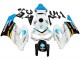 Carene Moto Honda CBR1000RR 2004-2005 - Bianco Azzurro Chiaro Giallo Nero Konica Minolta