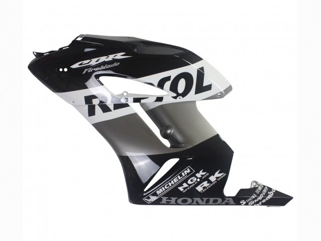 Kit Carena Moto Honda CBR1000RR 2004-2005 - Argento Bianco Nero Lucido Repsol
