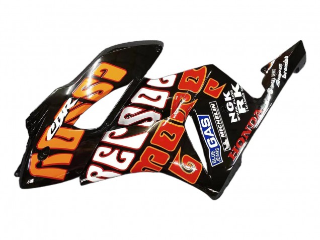 Carene Moto Honda CBR1000RR 2004-2005 - Giallo Arancia Nero Lucido Repsol Rossi 46