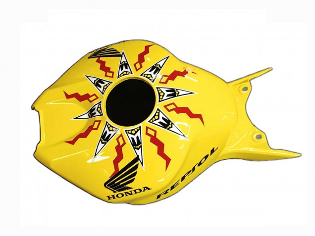 Carene Moto Honda CBR1000RR 2004-2005 - Giallo Arancia Nero Lucido Repsol Rossi 46