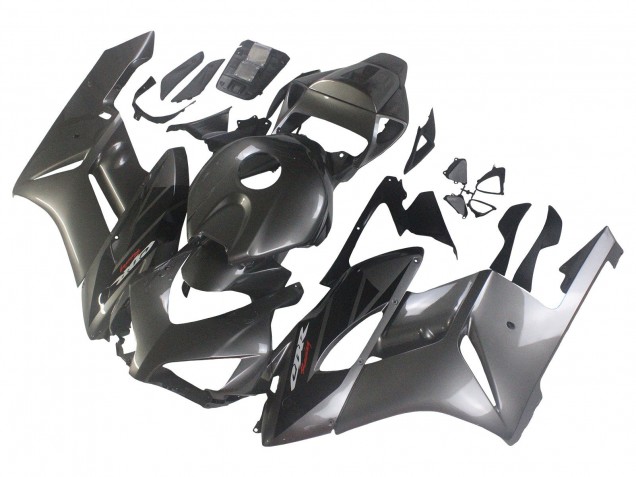 Carene Moto Honda CBR1000RR 2004-2005 - Grigio Lucido Nero Lucido