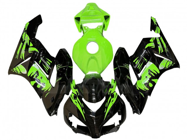 Carene Moto Honda CBR1000RR 2004-2005 - Verde Nero Lucido