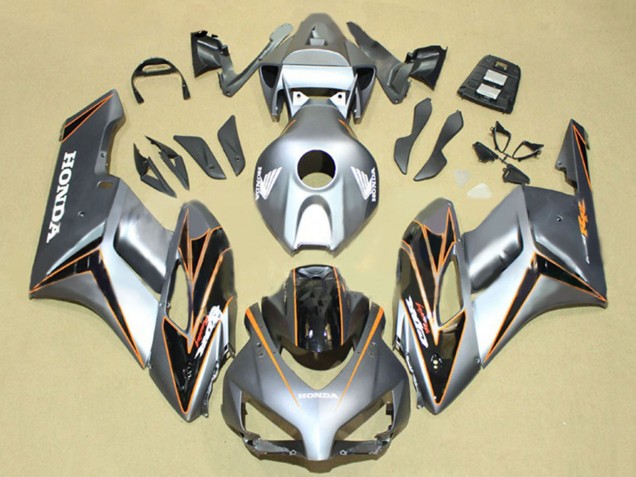 Carene Moto Honda CBR1000RR 2004-2005 - Argento Arancia Nero Lucido Banda
