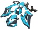 Carene Moto Honda CBR1000RR 2004-2005 - Azzurro Chiaro Nero Lucido