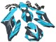 Carene Moto Honda CBR1000RR 2004-2005 - Azzurro Chiaro Nero Lucido