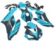 Carene Moto Honda CBR1000RR 2004-2005 - Azzurro Chiaro Nero Lucido