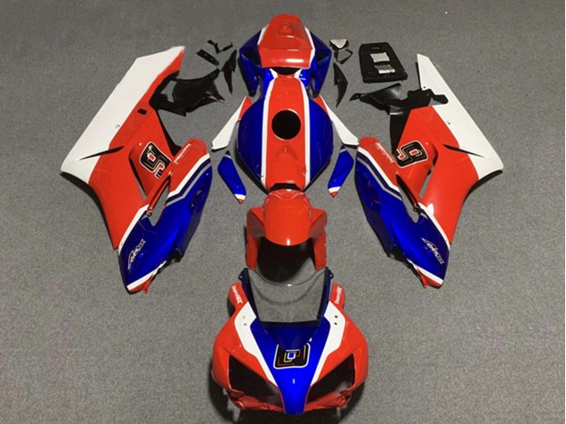 Carene Moto Honda CBR1000RR 2004-2005 - Bianco Rosso Blu 6