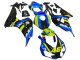 Carene Moto Honda CBR1000RR 2006-2007 - Blu Fluorescent Verde Nero Lucido Squalo 46
