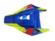 Carene Moto Honda CBR1000RR 2006-2007 - Blu Fluorescent Verde Nero Lucido Squalo 46
