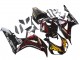 Carene Moto Honda CBR1000RR 2006-2007 - Nero Lucido Giallo Rosso Fiamma