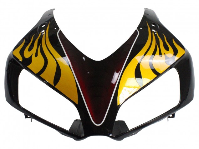 Carene Moto Honda CBR1000RR 2006-2007 - Nero Lucido Giallo Rosso Fiamma