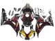 Carene Moto Honda CBR1000RR 2006-2007 - Nero Lucido Giallo Rosso Fiamma